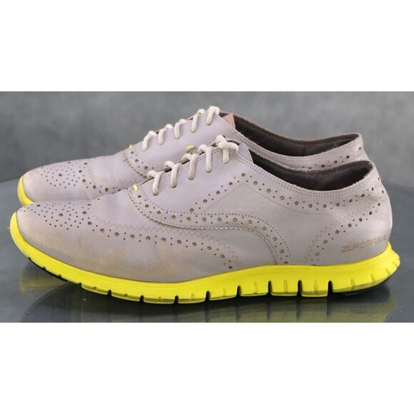 Cole Haan Zero Grand Women's Wingtip Oxford Comfort Shoes Size 8 B Leather Gray - Picture 2 of 11